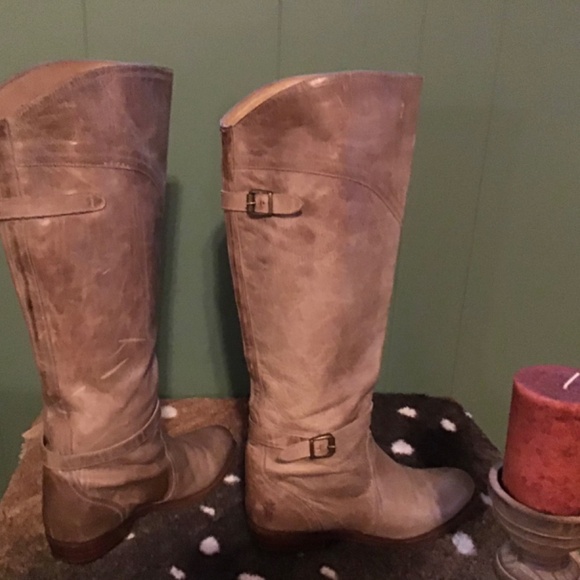 Frye Dorado Harness/Buckled Riding Boots - Picture 5 of 10